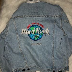Vintage Hard Rock Cafe Jean Jacket